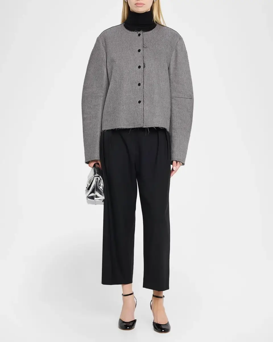 Maria McManus Crescent Wool-Cashmere Crop Jacket | Thumbnail 2 Maria McManus Crescent Wool-Cashmere Crop Jacket | Thumbnail 2