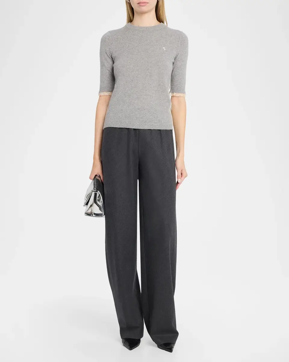 Maria McManus Bias Cut Wide-Leg Wool Pull-On Trousers | Thumbnail 2 Maria McManus Bias Cut Wide-Leg Wool Pull-On Trousers | Thumbnail 2
