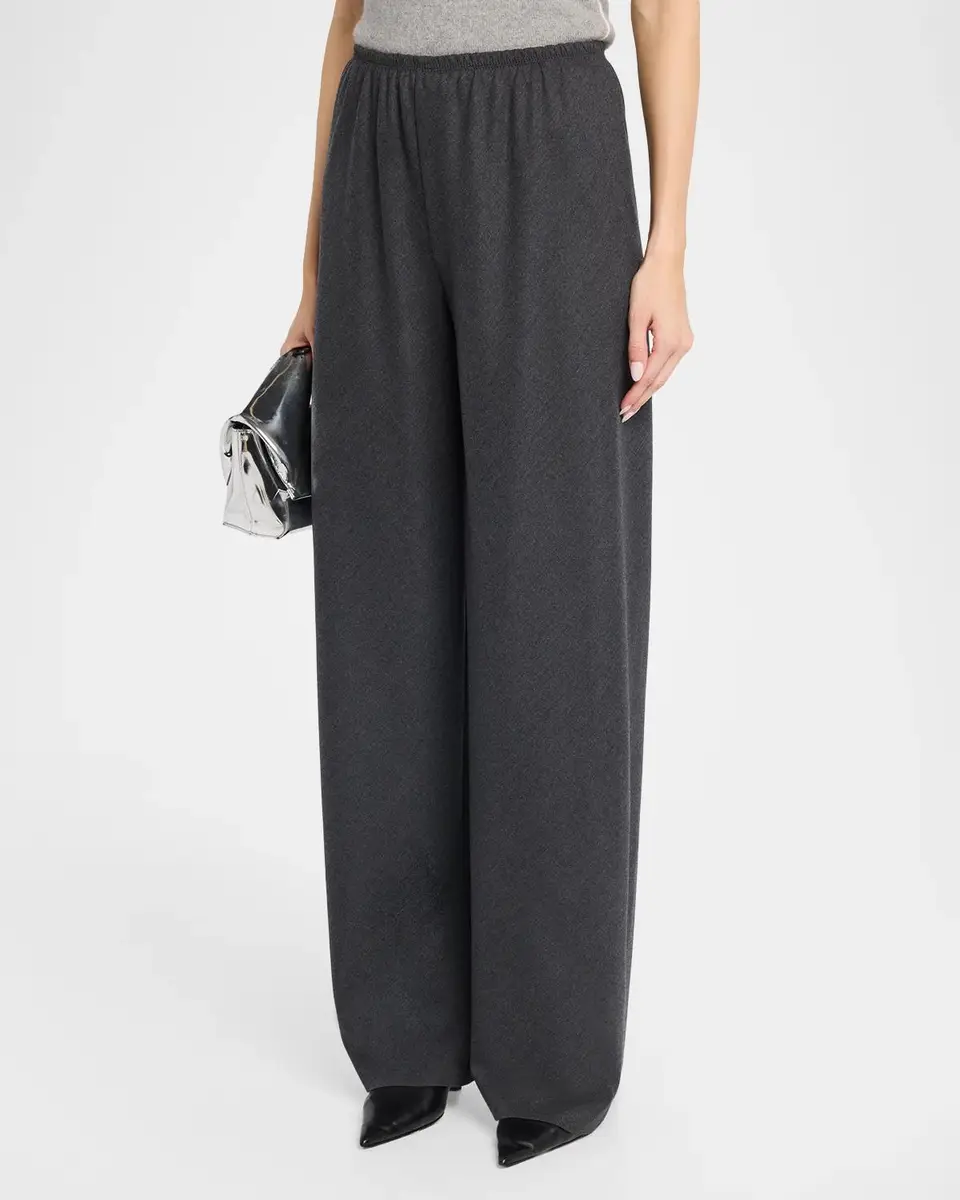 Maria McManus Bias Cut Wide-Leg Wool Pull-On Trousers | Thumbnail 4 Maria McManus Bias Cut Wide-Leg Wool Pull-On Trousers | Thumbnail 4