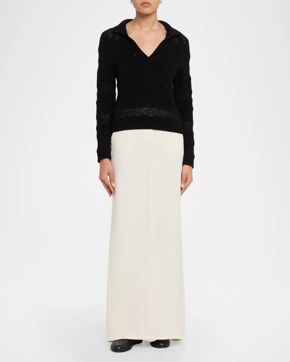 Fabiana Filippi Sequin Striped Knit Sweater | Thumbnail 2 Fabiana Filippi Sequin Striped Knit Sweater | Thumbnail 2