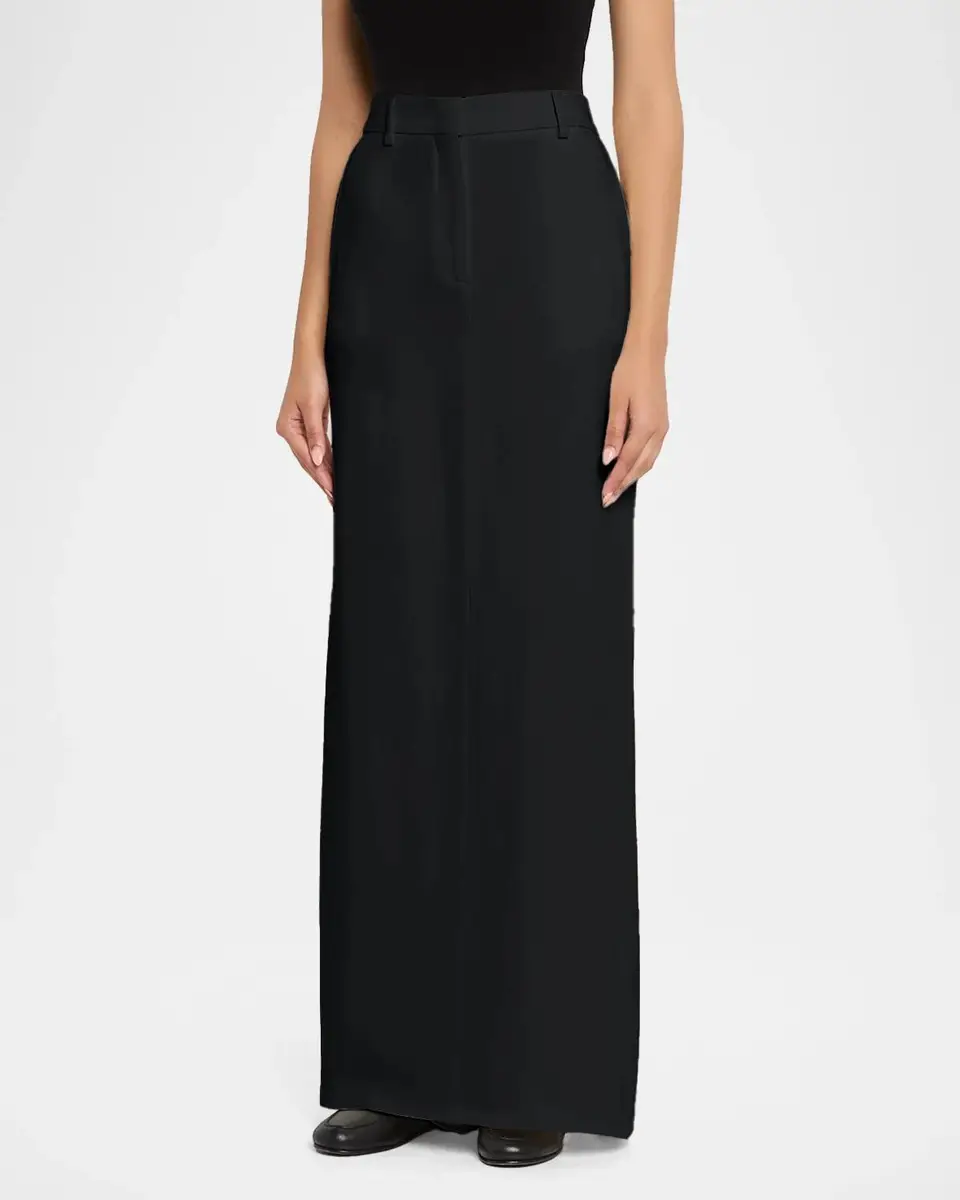 Fabiana Filippi Straight Cady Maxi Skirt | Thumbnail 4 Fabiana Filippi Straight Cady Maxi Skirt | Thumbnail 4