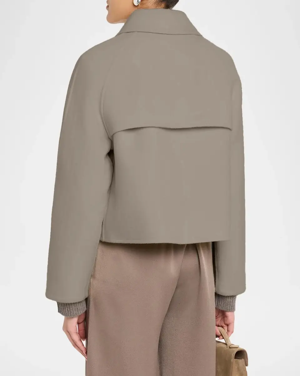 Fabiana Filippi Raglan-Sleeve Wool-Cashmere Jacket | Thumbnail 3 Fabiana Filippi Raglan-Sleeve Wool-Cashmere Jacket | Thumbnail 3