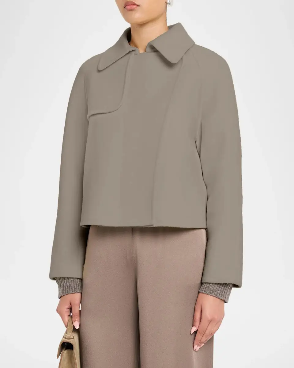 Fabiana Filippi Raglan-Sleeve Wool-Cashmere Jacket | Thumbnail 4 Fabiana Filippi Raglan-Sleeve Wool-Cashmere Jacket | Thumbnail 4