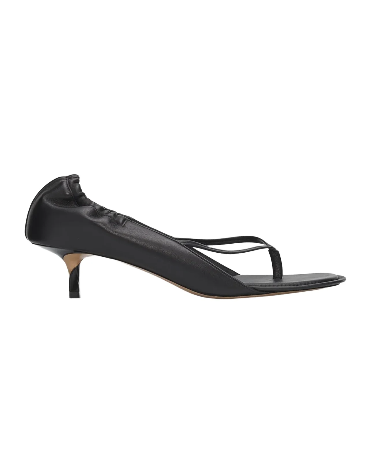 Jacquemus 45mm Les Infradit Leather Thong Sandals