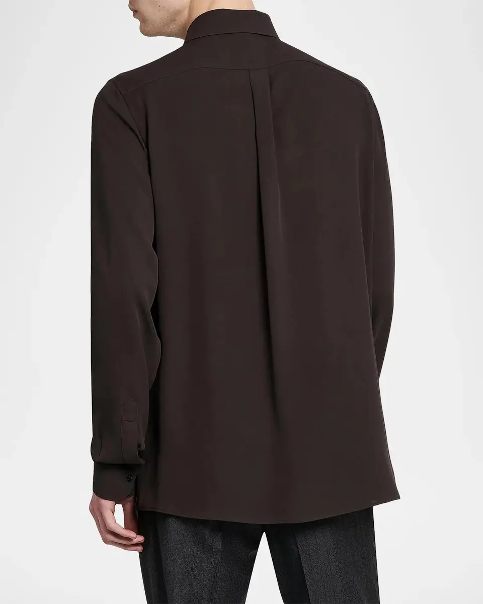 Dolce & Gabbana Point Collar Silk Shirt | Thumbnail 3 Dolce & Gabbana Point Collar Silk Shirt | Thumbnail 3