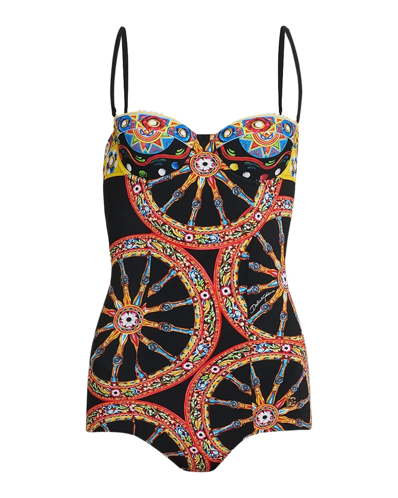 Dolce & Gabbana Majolica One-Piece Swimsuit