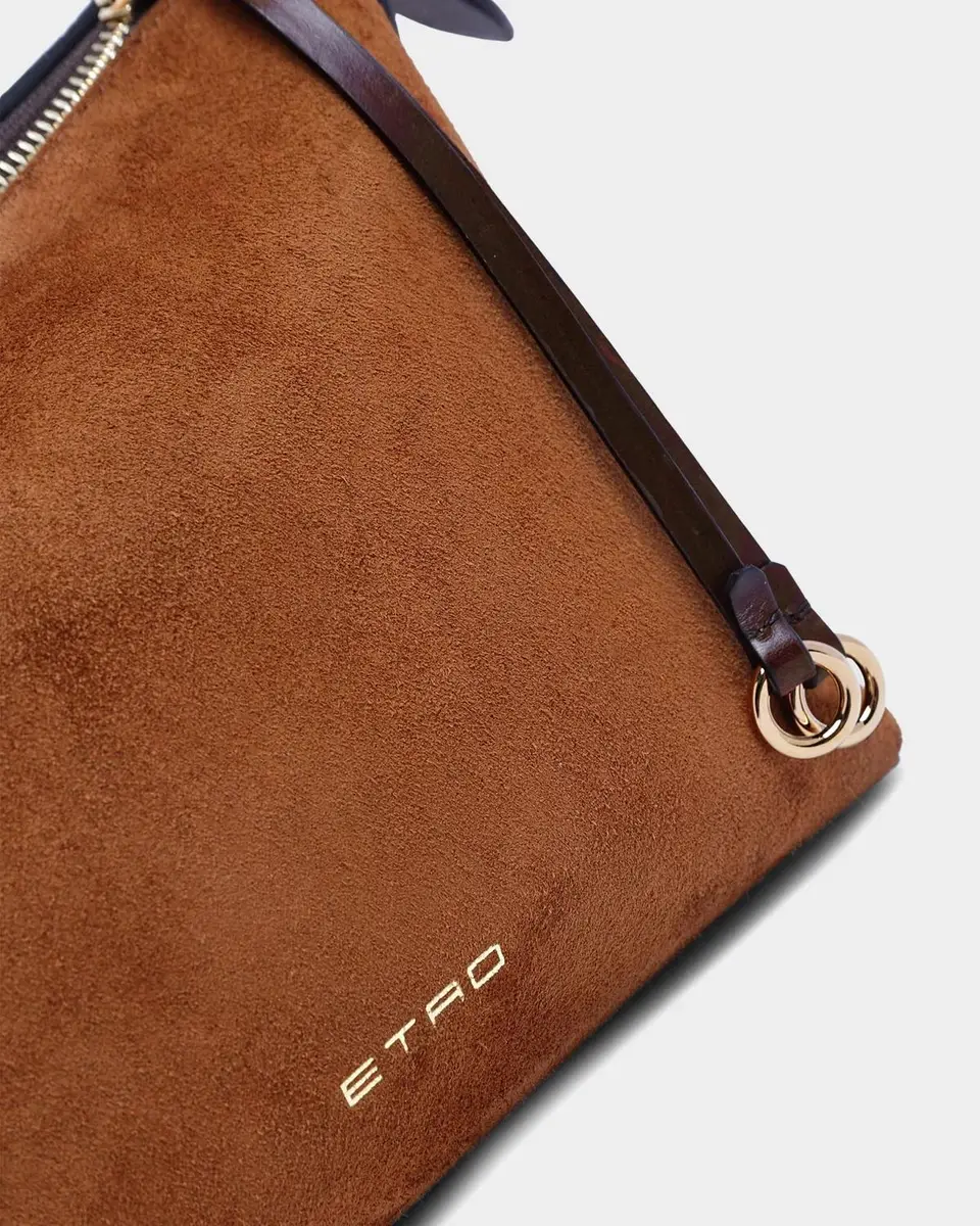 Etro Small Suede Hobo Shoulder Bag | Thumbnail 7