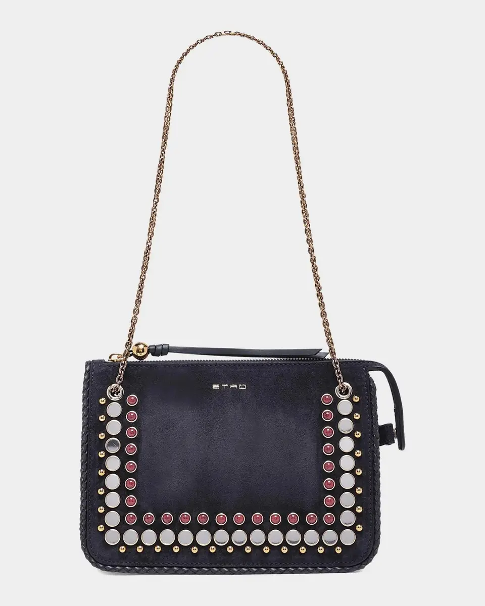 Etro Studded Suede Crossbody Clutch | Thumbnail 7 Etro Studded Suede Crossbody Clutch | Thumbnail 7