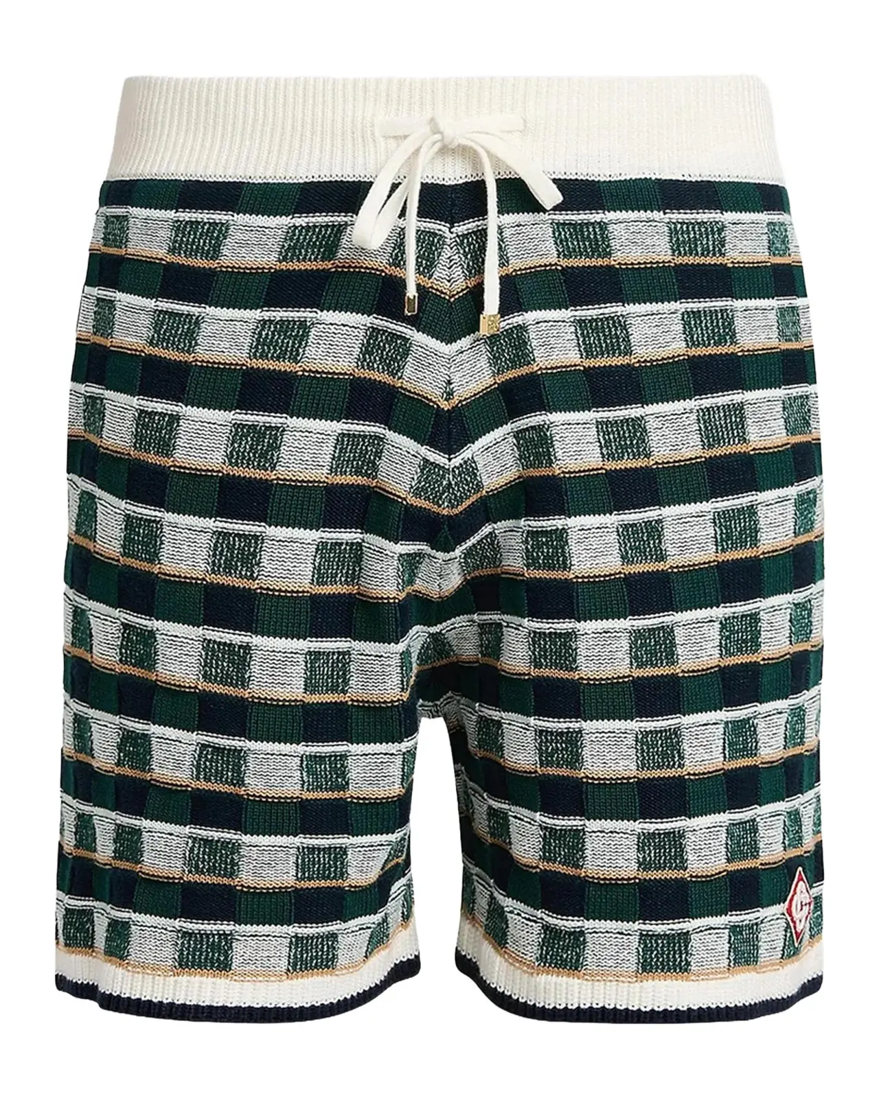 Mosaic Cotton Knit Shorts Mosaic Cotton Knit Shorts