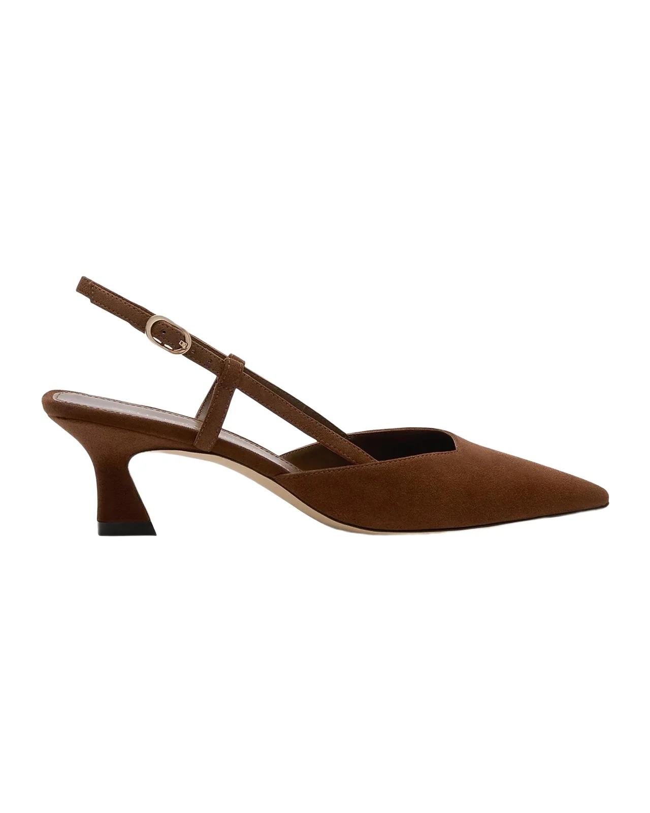 Stuart Weitzman 50mm Vinnie Suede Slingback Pumps