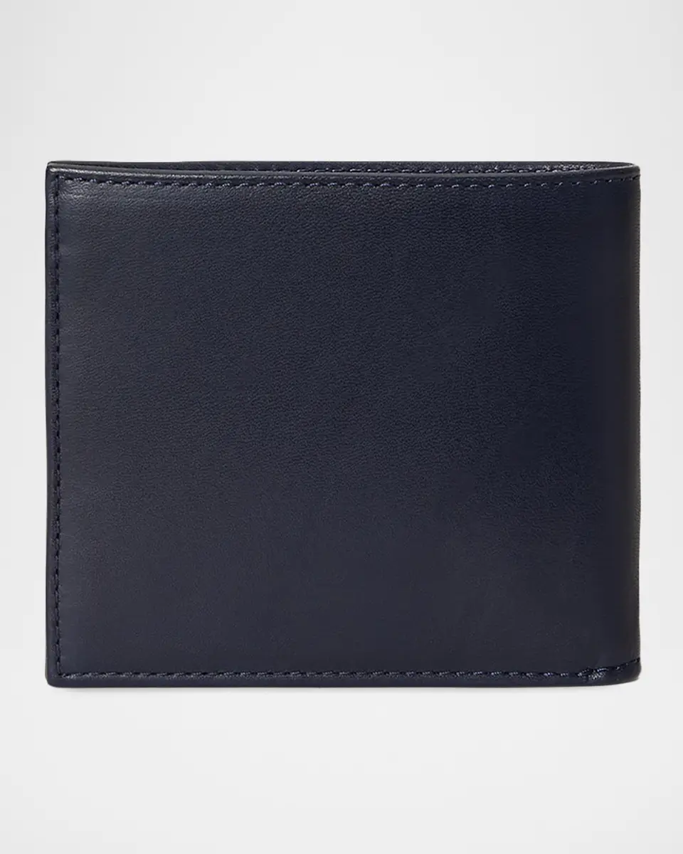 Polo Ralph Lauren Men's Leather Polo Bear Billfold Wallet | Thumbnail 3 Polo Ralph Lauren Men's Leather Polo Bear Billfold Wallet | Thumbnail 3