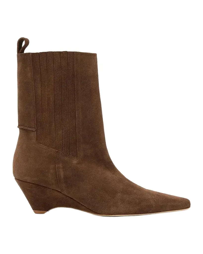 Marta 60MM Curved Wedge Boots Marta 60MM Curved Wedge Boots