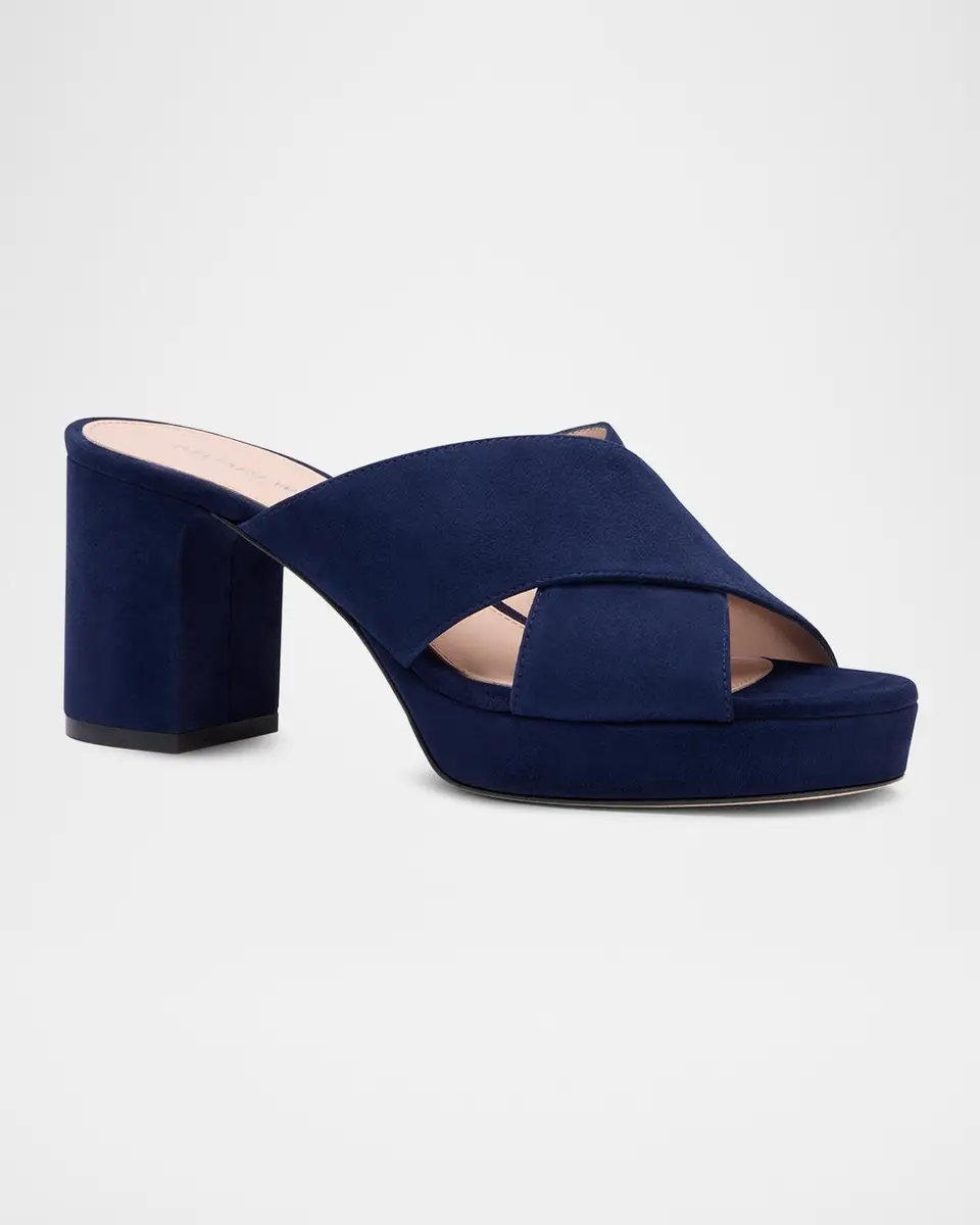 Stuart Weitzman 80mm Dayna Suede Platform Sandals | Thumbnail 2 Stuart Weitzman 80mm Dayna Suede Platform Sandals | Thumbnail 2