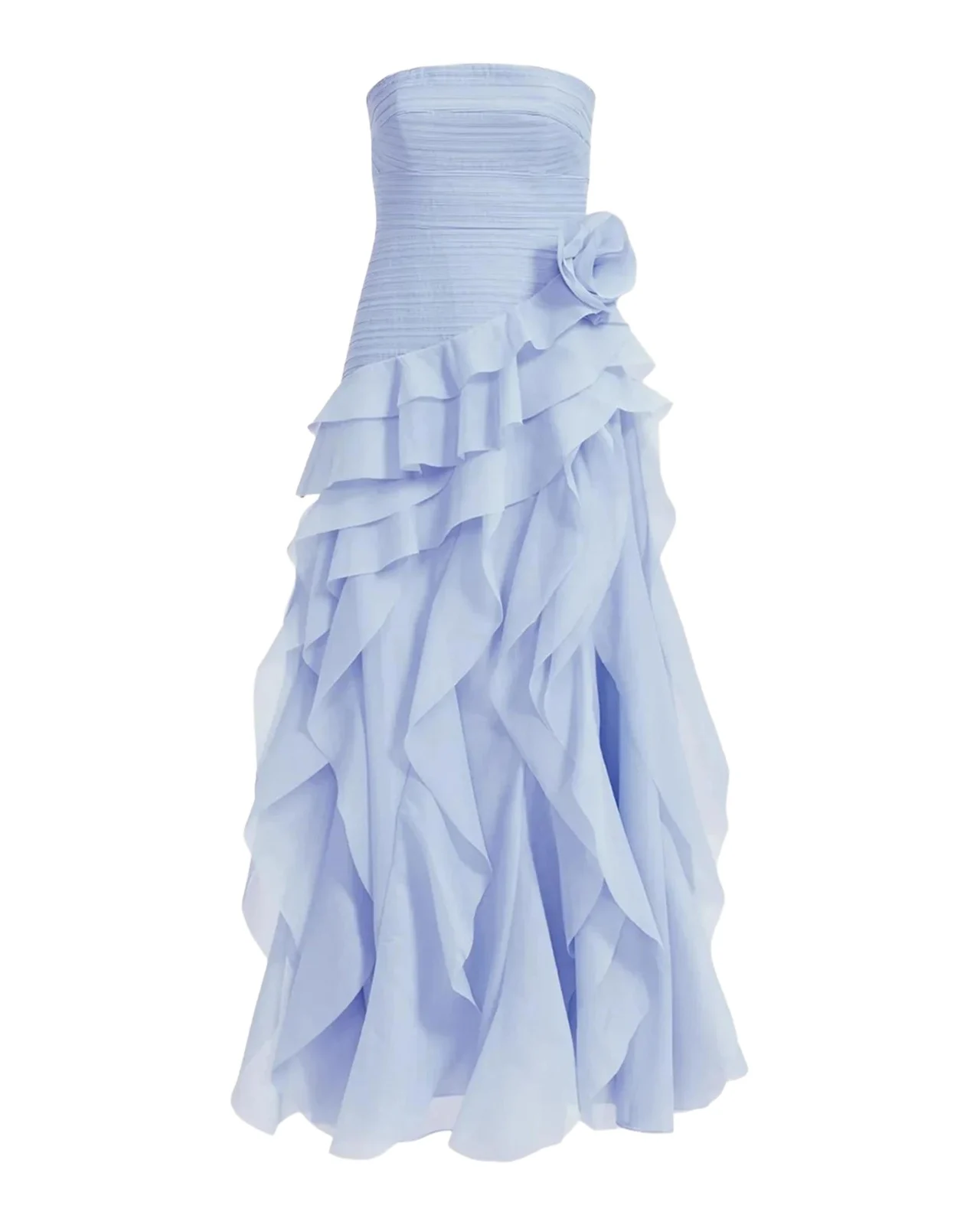 Canyon Strapless Tiered Ruffle Gown Canyon Strapless Tiered Ruffle Gown