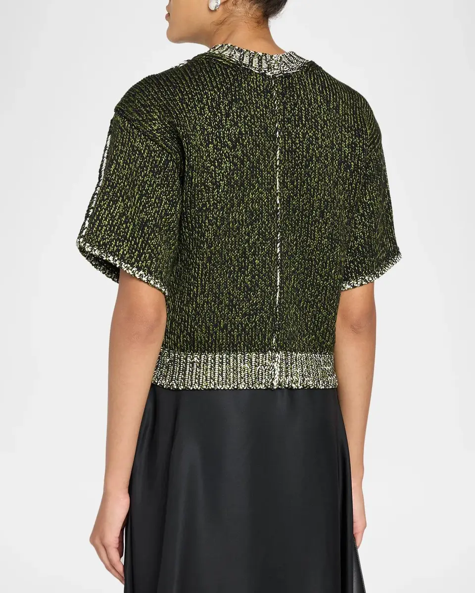 Aisling Camps Mouline Knit Short-Sleeve Perfect T-Shirt | Thumbnail 3 Aisling Camps Mouline Knit Short-Sleeve Perfect T-Shirt | Thumbnail 3
