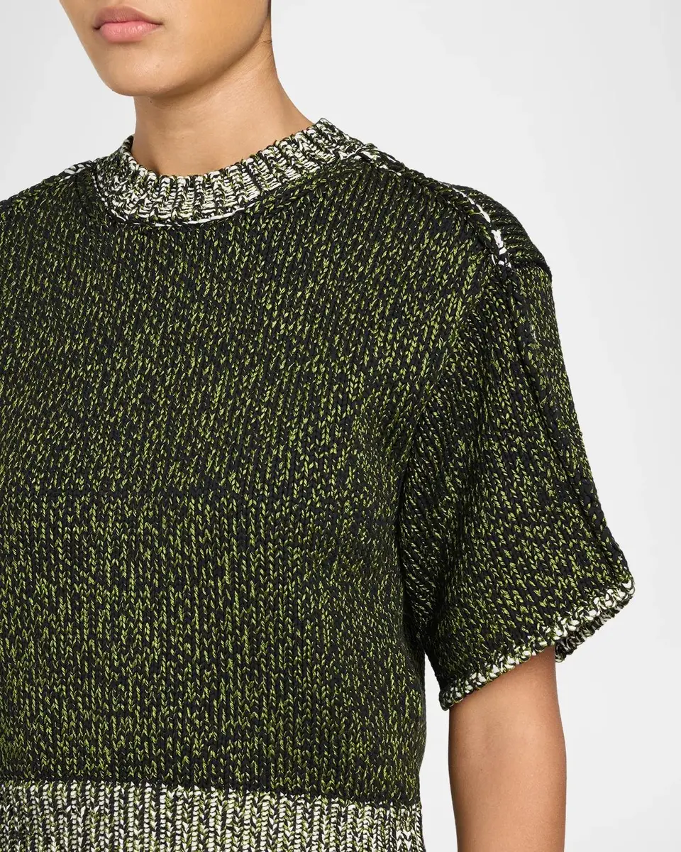 Aisling Camps Mouline Knit Short-Sleeve Perfect T-Shirt | Thumbnail 5 Aisling Camps Mouline Knit Short-Sleeve Perfect T-Shirt | Thumbnail 5