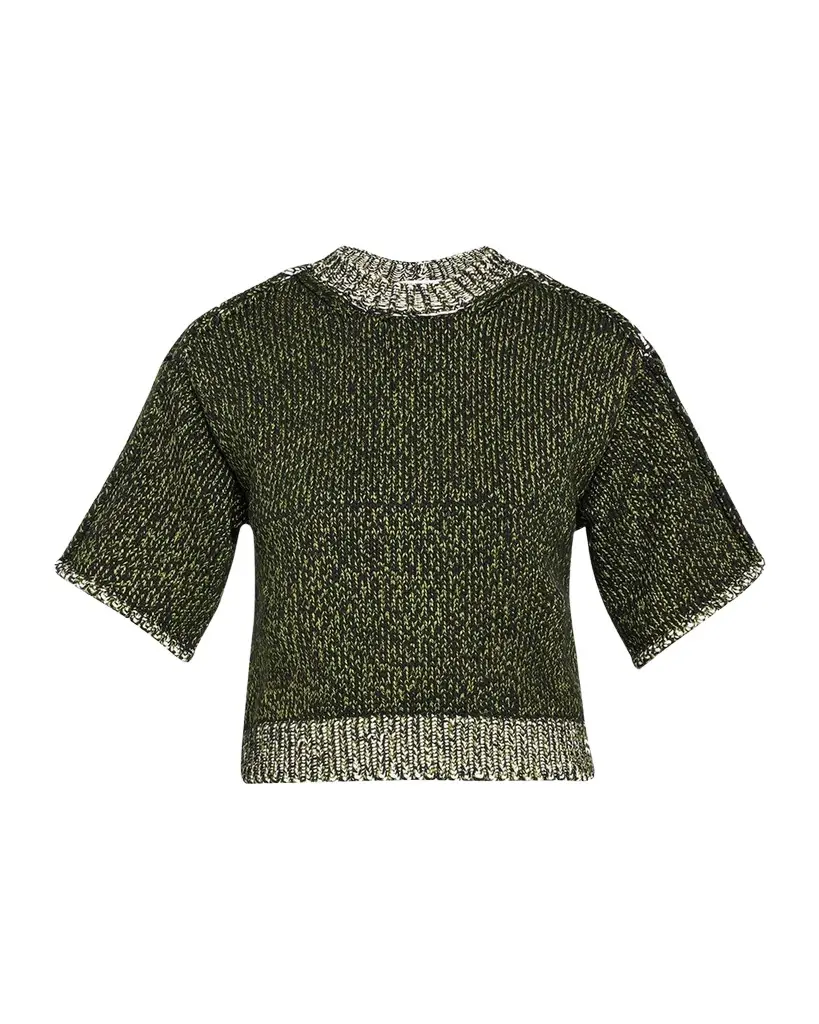 Aisling Camps Mouline Knit Short-Sleeve Perfect T-Shirt