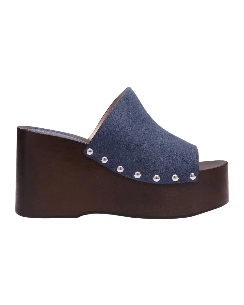 Stuart Weitzman 100mm Kate Suede Platform Clogs | Thumbnail 3 Stuart Weitzman 100mm Kate Suede Platform Clogs | Thumbnail 3