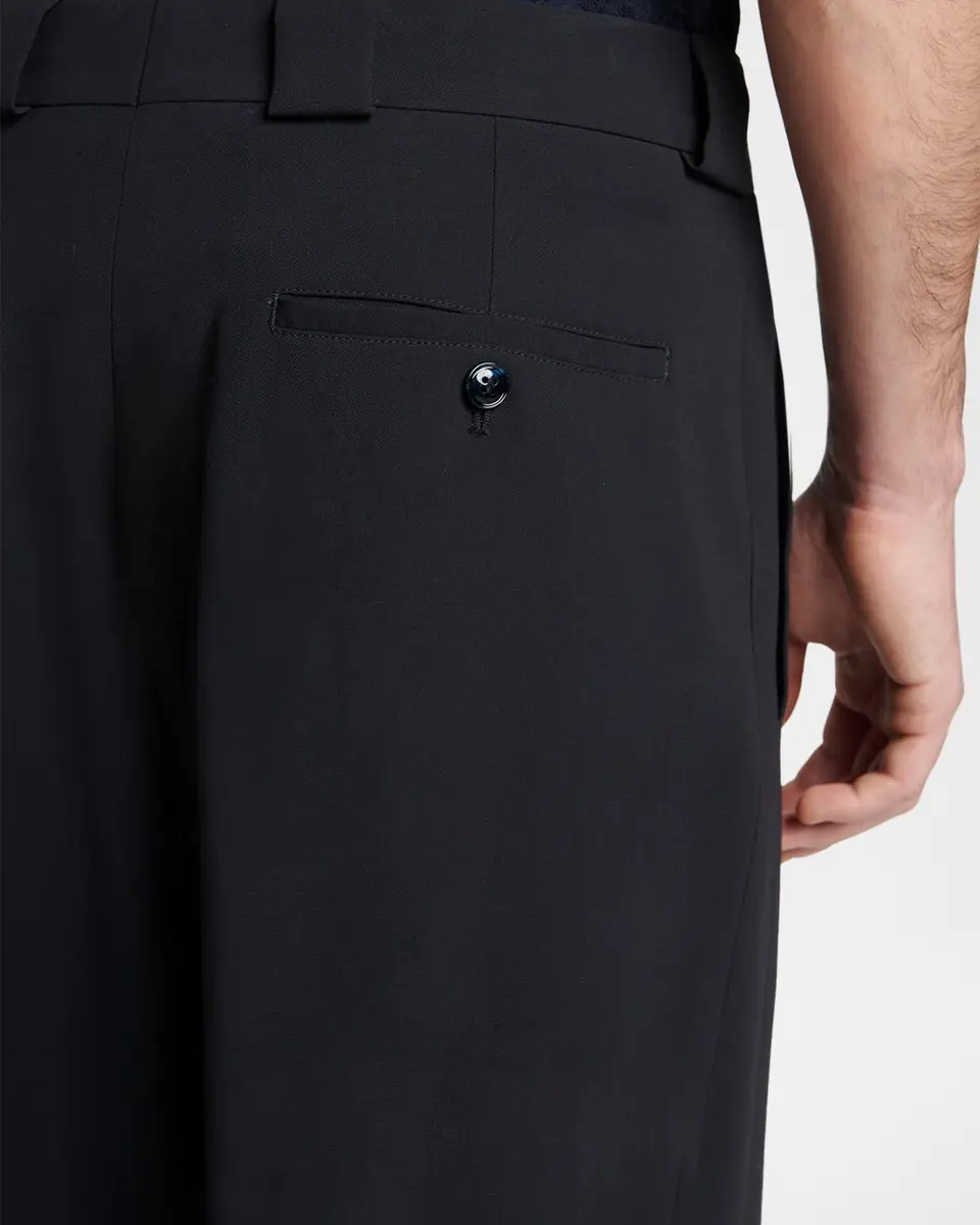 Giorgio Armani Men's Virgin Wool-Blend Straight-Leg Trousers | Thumbnail 5 Giorgio Armani Men's Virgin Wool-Blend Straight-Leg Trousers | Thumbnail 5