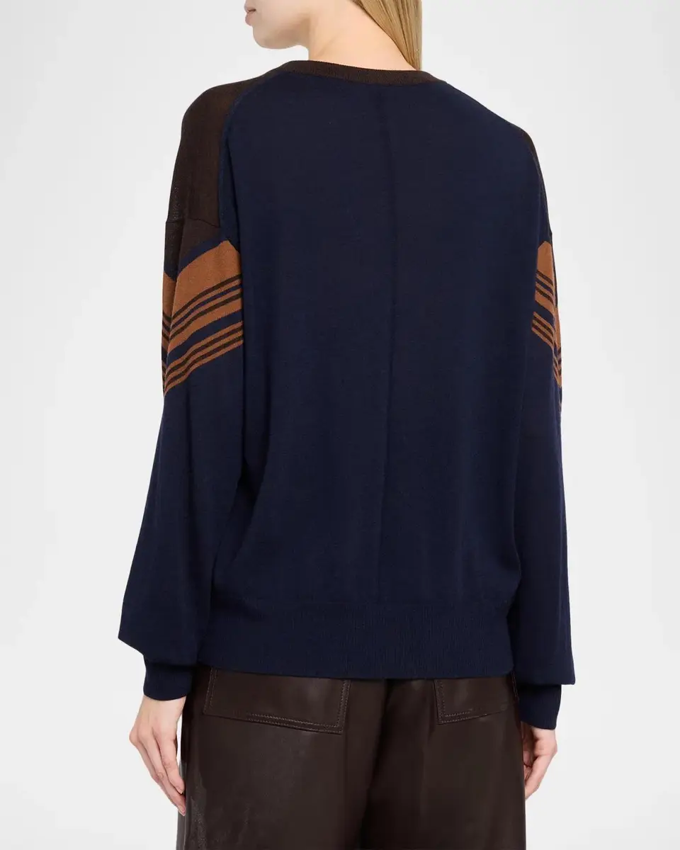 A.L.C. Nicole Chevron Wool Sweater | Thumbnail 3 A.L.C. Nicole Chevron Wool Sweater | Thumbnail 3
