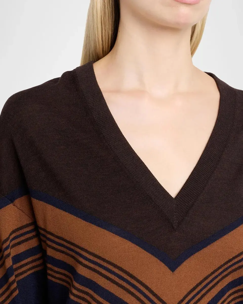 A.L.C. Nicole Chevron Wool Sweater | Thumbnail 5 A.L.C. Nicole Chevron Wool Sweater | Thumbnail 5