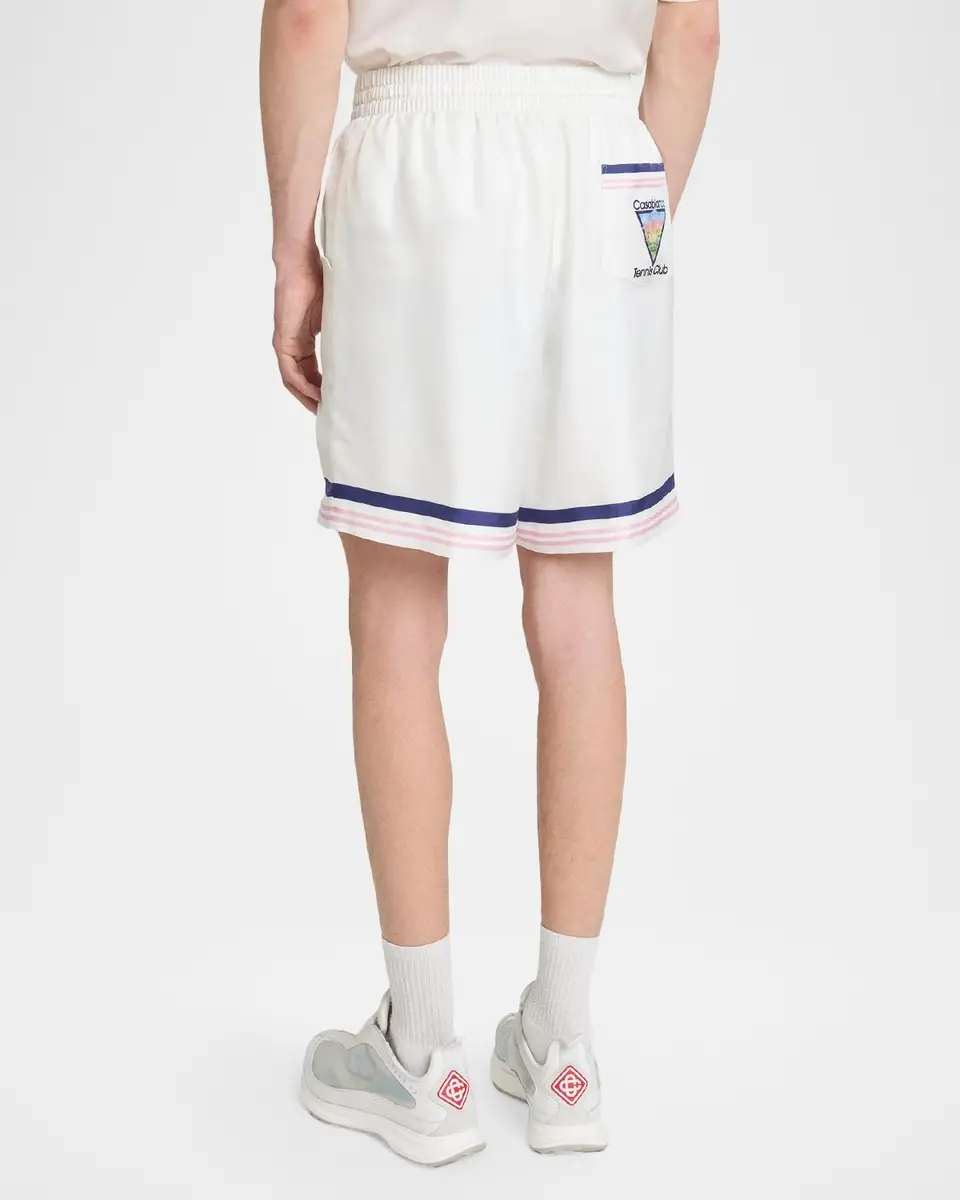 Casablanca Men's Silk Drawstring Shorts | Thumbnail 3 Casablanca Men's Silk Drawstring Shorts | Thumbnail 3