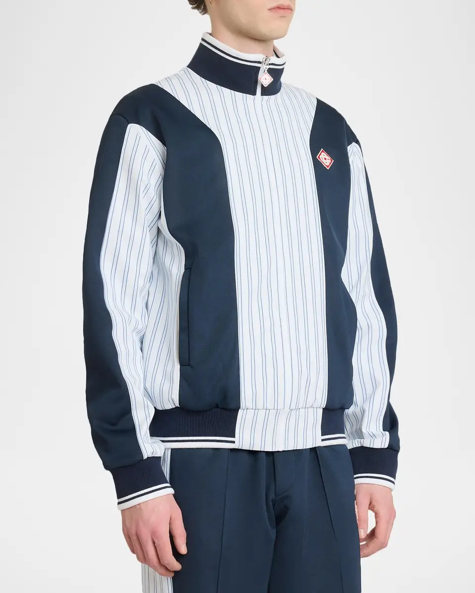 Casablanca Men's Panelled Full-Zip Track Jacket | Thumbnail 4 Casablanca Men's Panelled Full-Zip Track Jacket | Thumbnail 4