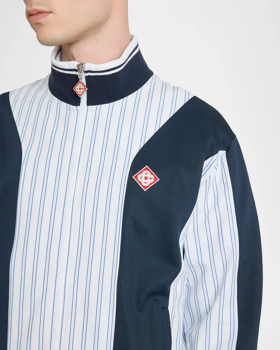 Casablanca Men's Panelled Full-Zip Track Jacket | Thumbnail 5 Casablanca Men's Panelled Full-Zip Track Jacket | Thumbnail 5