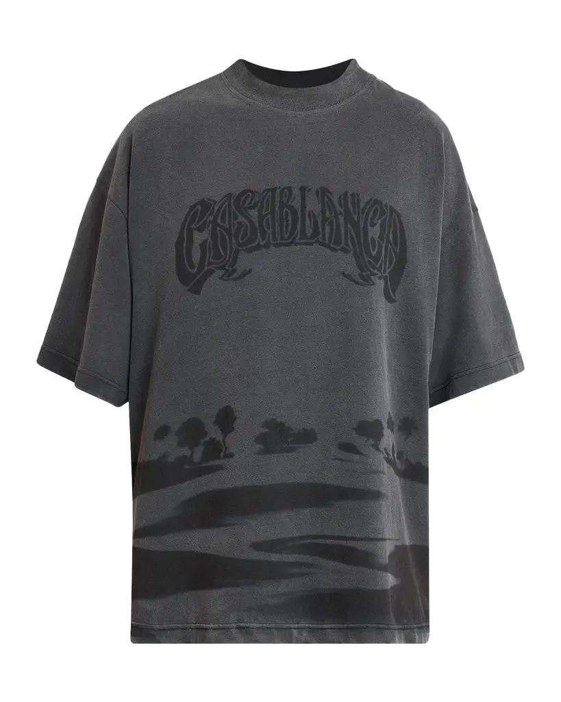 Men's Washed Organic Cotton Logo T-Shirt Men's Washed Organic Cotton Logo T-Shirt