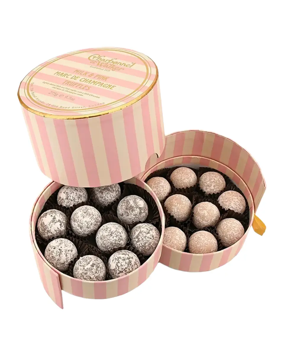 Charbonnel Et Walker Milk & Pink Marc de Champagne Truffles, 9.7 oz. | Thumbnail 2