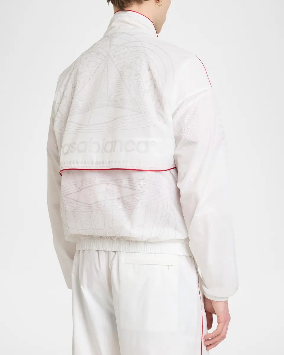 Casablanca Men's Reflective Print Track Jacket | Thumbnail 3