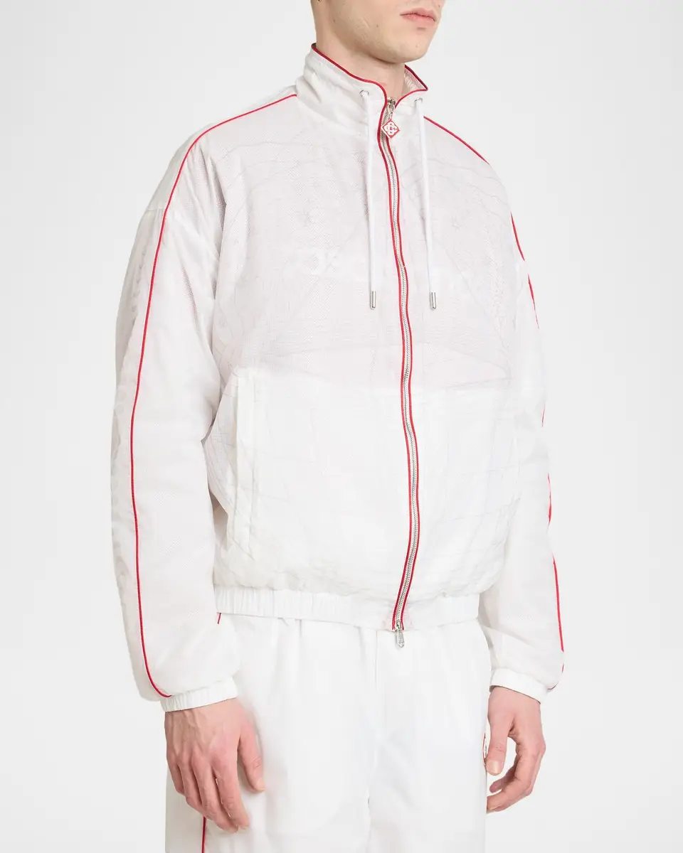 Casablanca Men's Reflective Print Track Jacket | Thumbnail 4