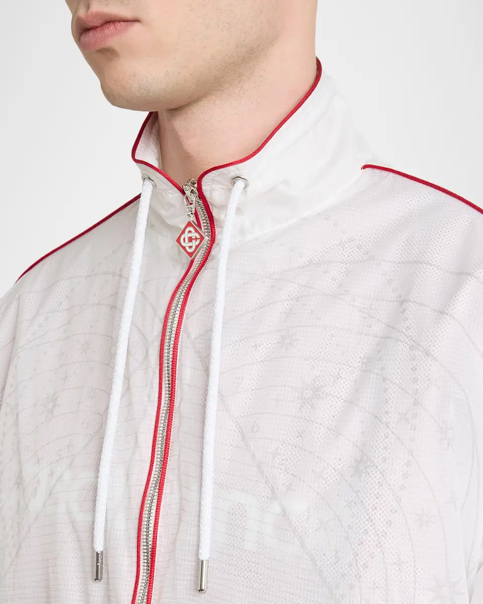 Casablanca Men's Reflective Print Track Jacket | Thumbnail 5