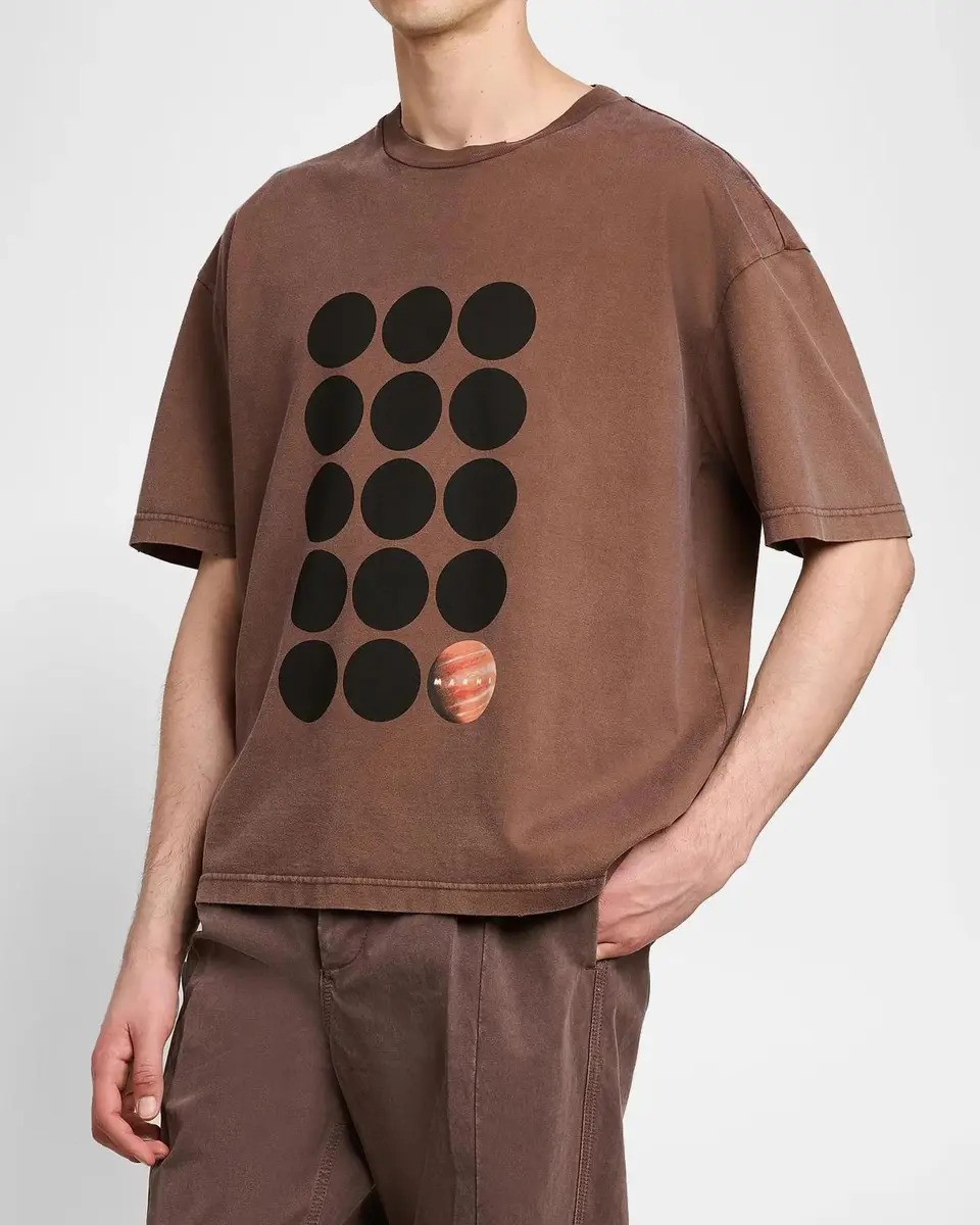 Marni Men's Cotton Graphic T-Shirt | Thumbnail 5