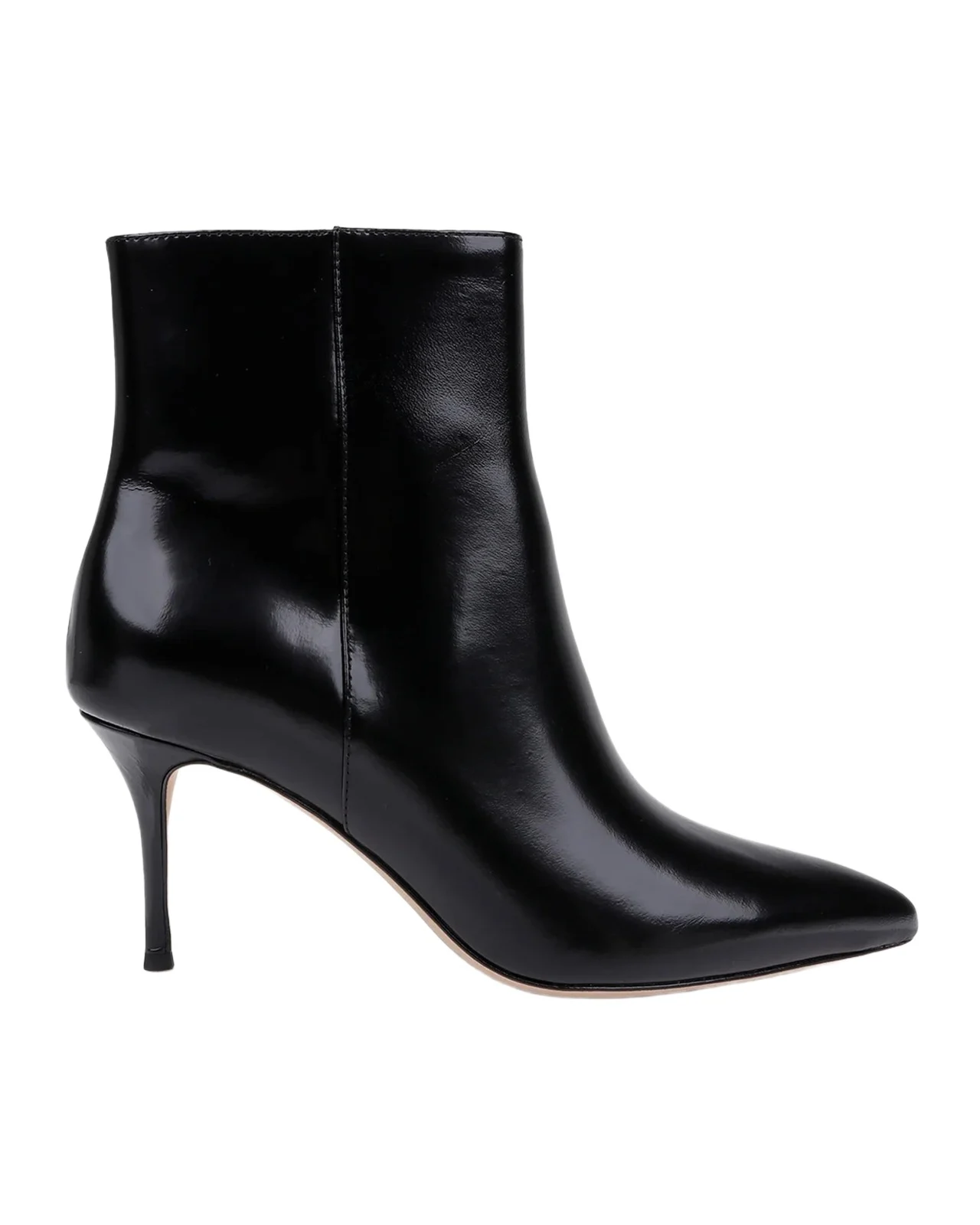 75mm Houston II Croc-Embossed Patent Leather Ankle Booties 75mm Houston II Croc-Embossed Patent Leather Ankle Booties