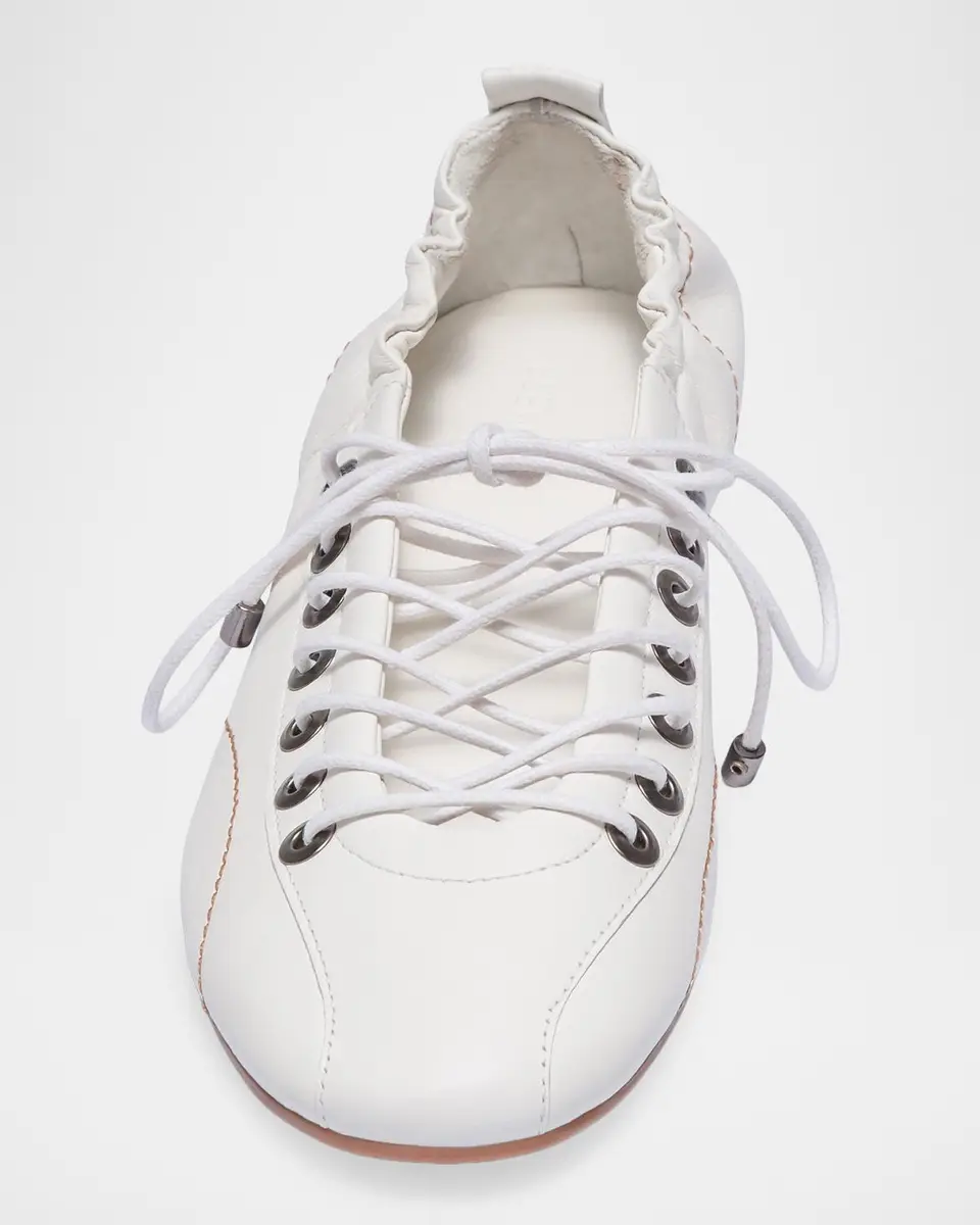 Bernardo Billie Leather Sneakerina Flats | Thumbnail 5 Bernardo Billie Leather Sneakerina Flats | Thumbnail 5