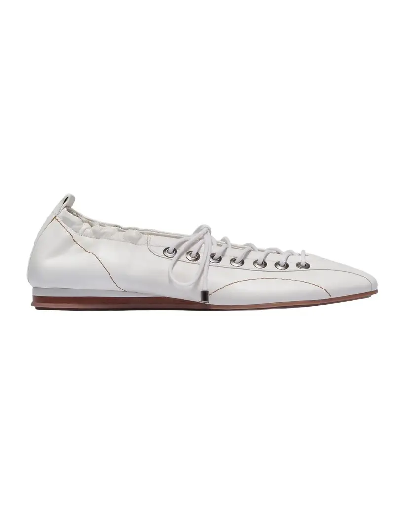 Bernardo Billie Leather Sneakerina Flats