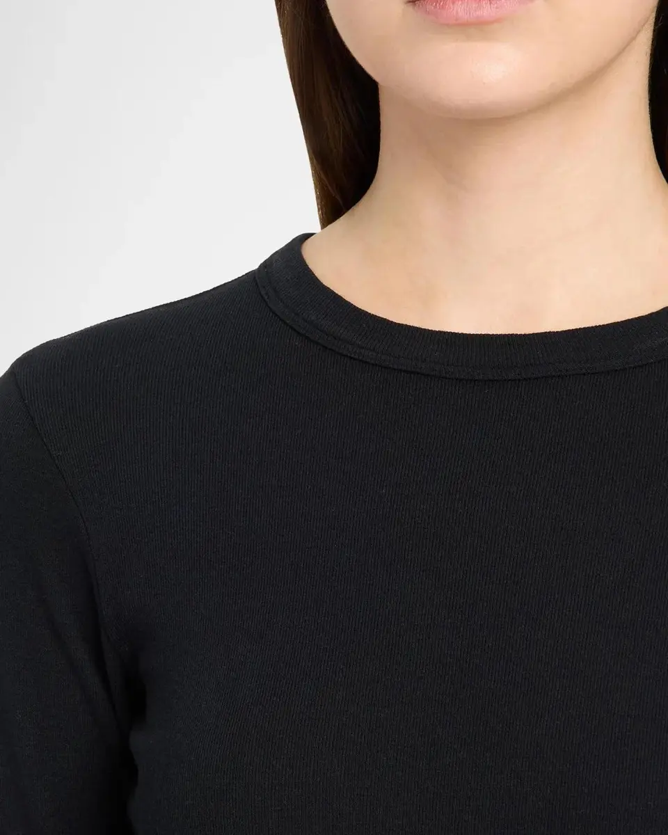 Mother The Long-Sleeve Itty Bitty Crop Tee | Thumbnail 5