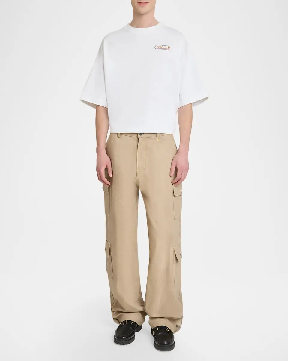 Casablanca Men's Canvas Relaxed-Fit Cargo Pants | Thumbnail 2 Casablanca Men's Canvas Relaxed-Fit Cargo Pants | Thumbnail 2