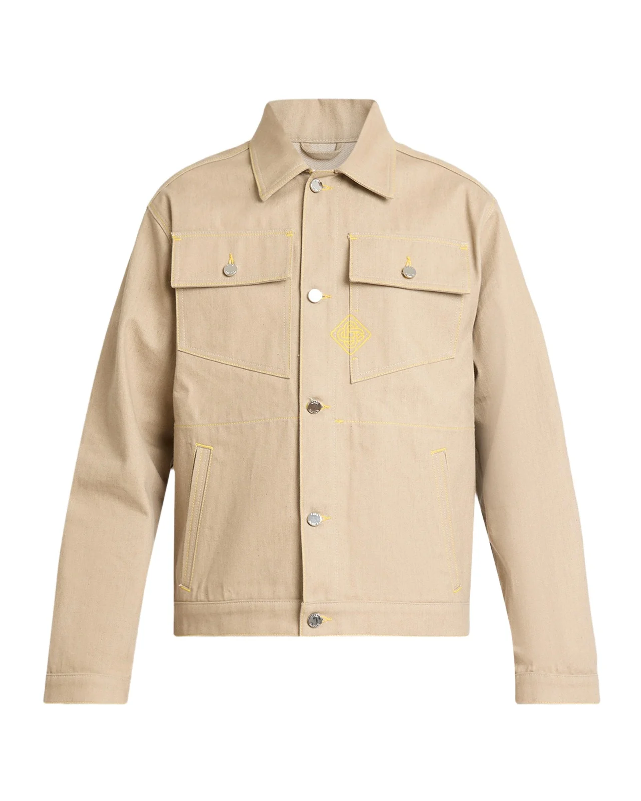 Casablanca Men's Canvas Trucker Jacket