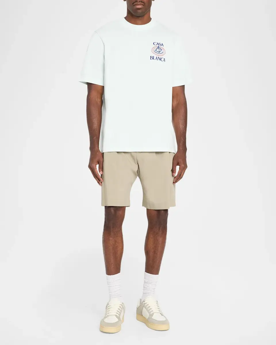 Casablanca Men's Celestial Pyramid Organic Cotton T-Shirt | Thumbnail 2 Casablanca Men's Celestial Pyramid Organic Cotton T-Shirt | Thumbnail 2