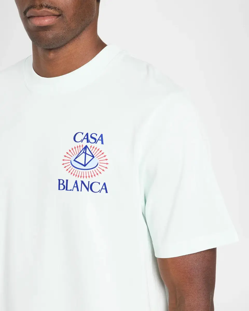 Casablanca Men's Celestial Pyramid Organic Cotton T-Shirt | Thumbnail 5 Casablanca Men's Celestial Pyramid Organic Cotton T-Shirt | Thumbnail 5