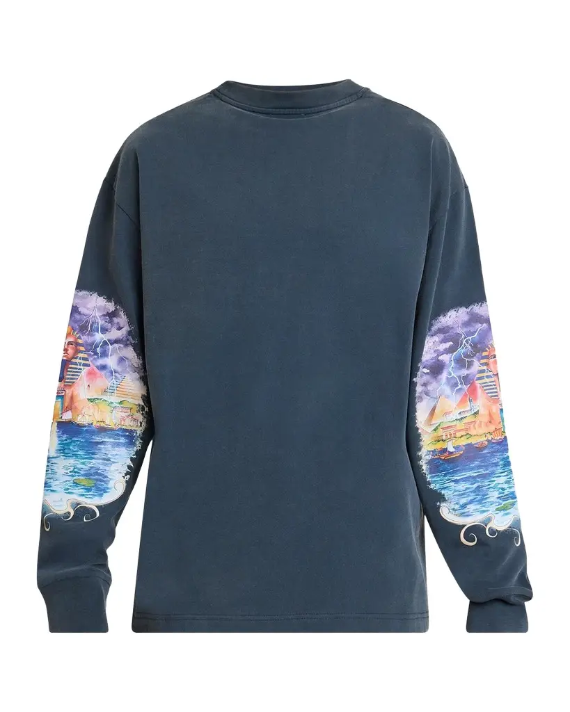 Casablanca Men's Eveil Ancestral Long-Sleeve T-Shirt