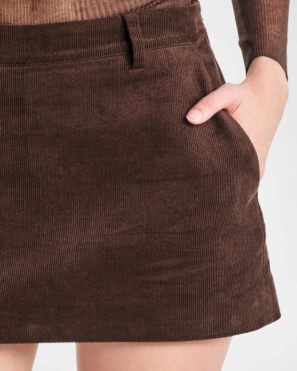 SEROYA Valkiria Corduroy Mini Skirt | Thumbnail 5 SEROYA Valkiria Corduroy Mini Skirt | Thumbnail 5