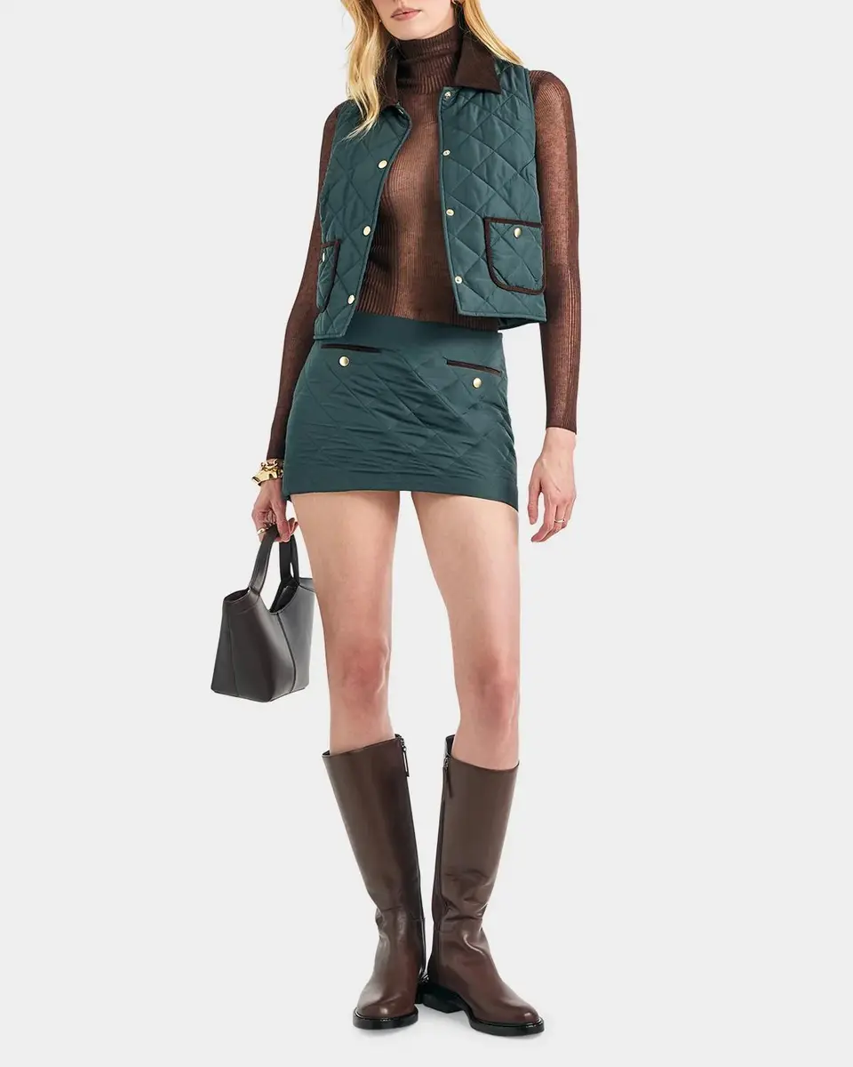 SEROYA Aida Diamond-Quilted Vest | Thumbnail 4 SEROYA Aida Diamond-Quilted Vest | Thumbnail 4
