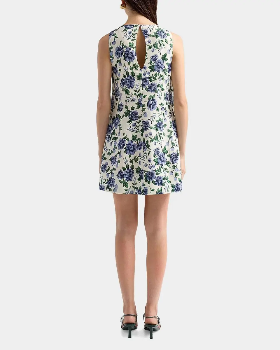 PALM NOOSA Enamour Floral Linen Shift Mini Dress | Thumbnail 3 PALM NOOSA Enamour Floral Linen Shift Mini Dress | Thumbnail 3