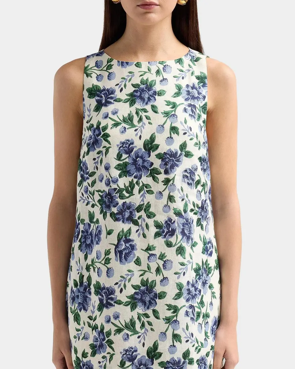 PALM NOOSA Enamour Floral Linen Shift Mini Dress | Thumbnail 4 PALM NOOSA Enamour Floral Linen Shift Mini Dress | Thumbnail 4