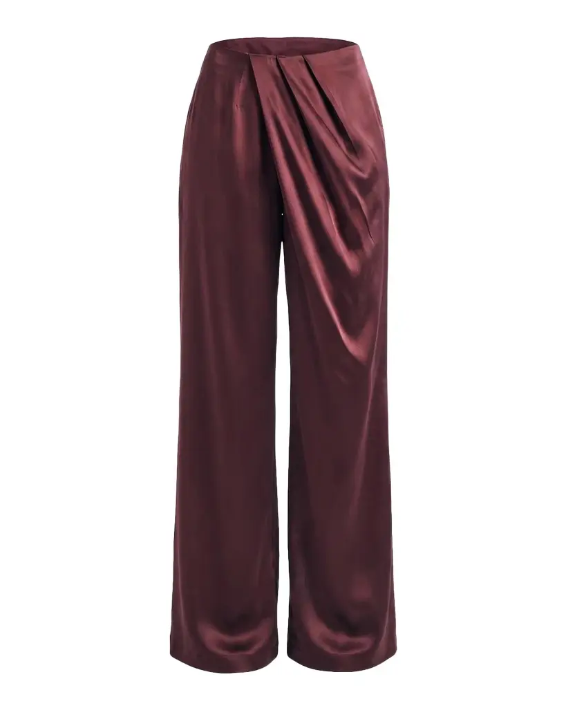 Camryn Satin Wide-Leg Pants Camryn Satin Wide-Leg Pants