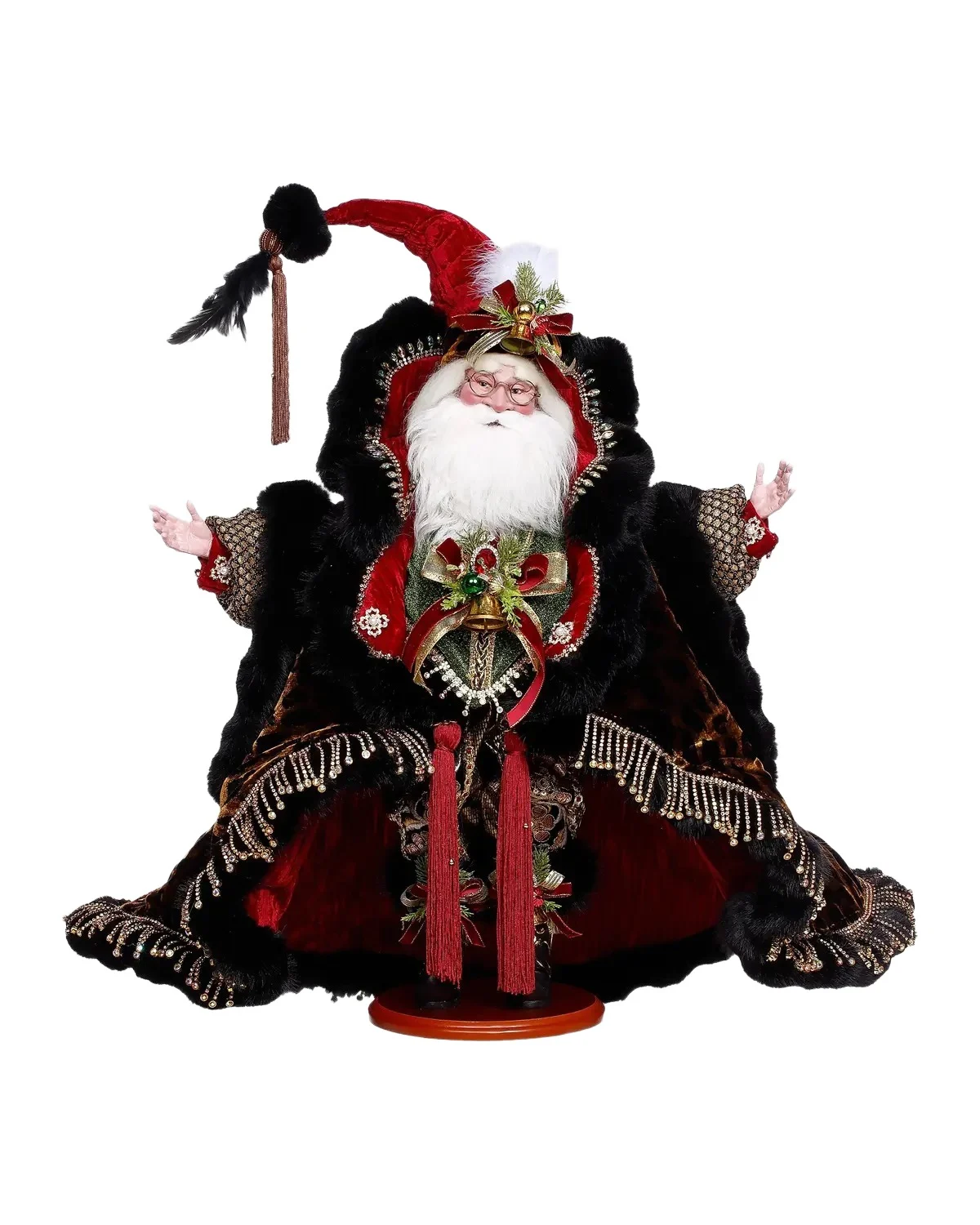 Mark Roberts Glitz & Glam Santa Figure
