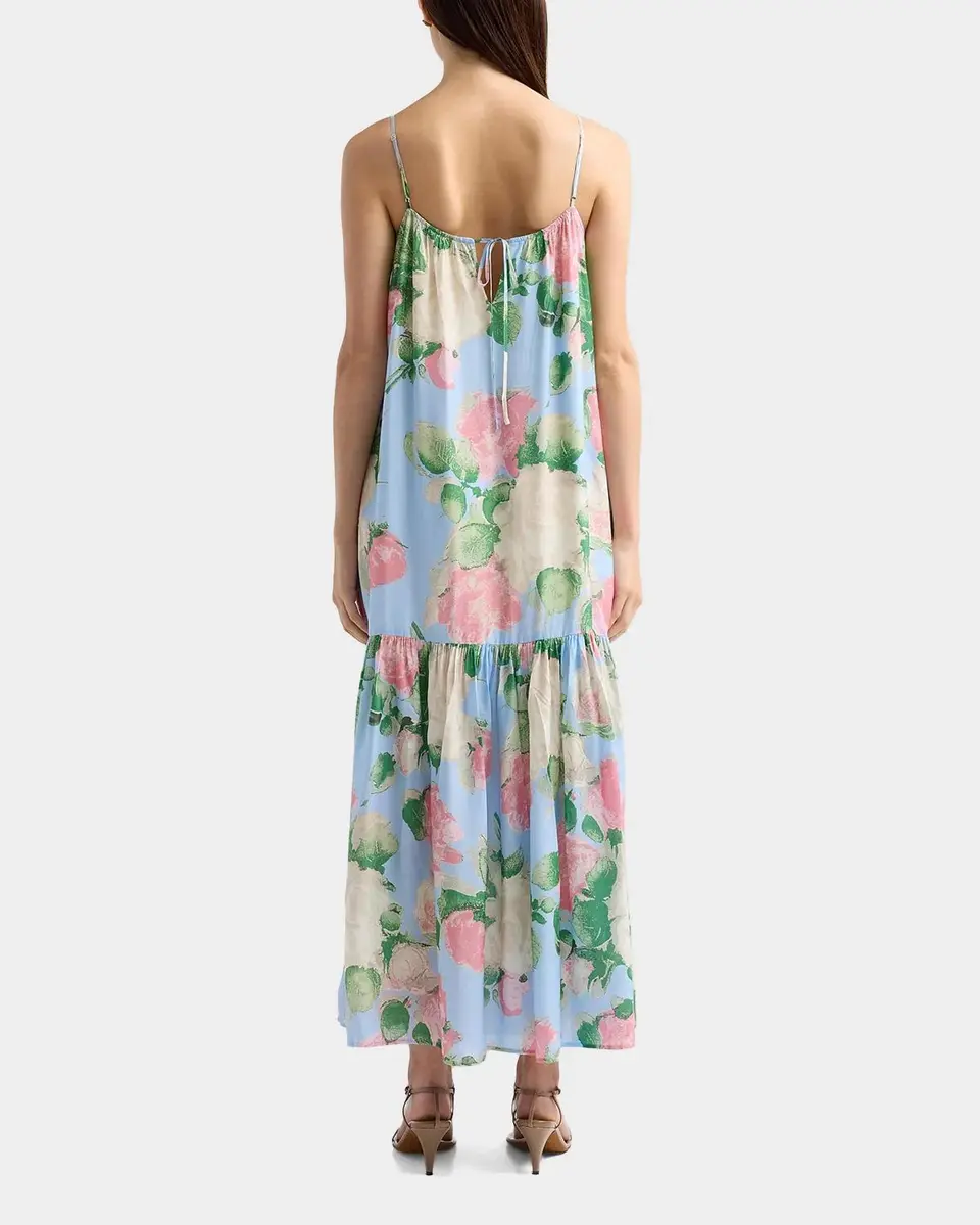 PALM NOOSA Enamour Floral Gathered Midi Dress | Thumbnail 3 PALM NOOSA Enamour Floral Gathered Midi Dress | Thumbnail 3